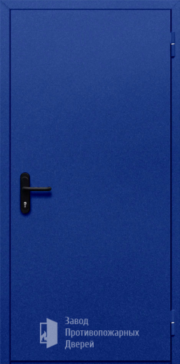 Фото двери «Однопольная глухая (синяя)» в Кашире
