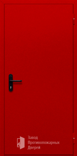Фото двери «Однопольная глухая (красная)» в Кашире