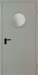 Фото двери «Однопольная с круглым стеклом EI-30» в Кашире
