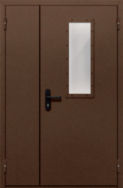 Фото двери «Полуторная со стеклом №28» в Кашире