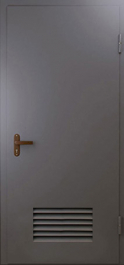 Фото двери «Техническая дверь №3 однопольная с вентиляционной решеткой» в Кашире